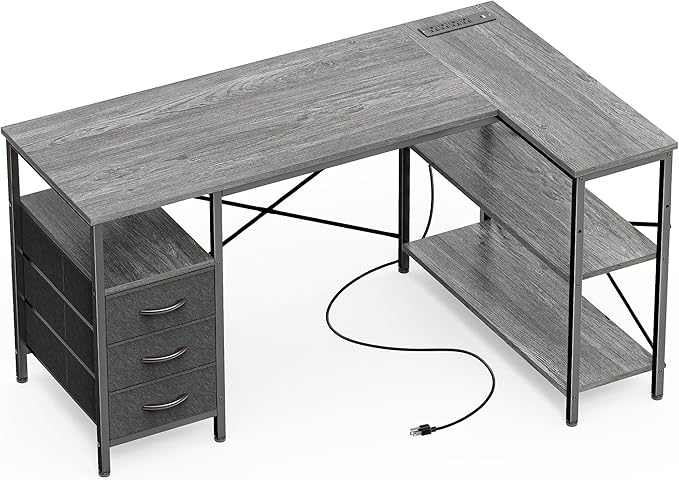Huuger L Shaped Office Desk by Huuger