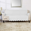 Great Bay Home Medallion Stitched Solid Furniture Protector Stain Resistant by GreatBayHome