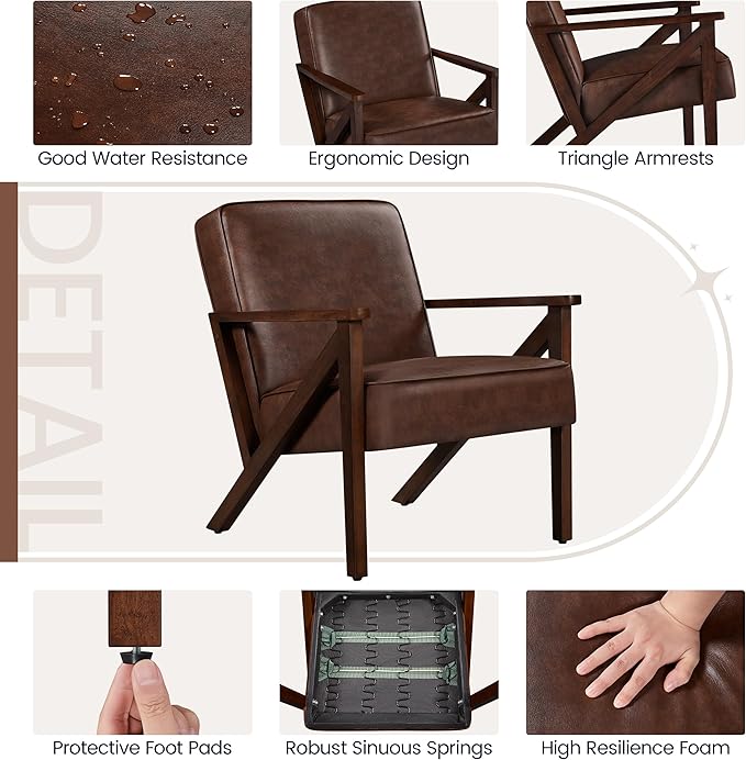 Yaheetech Accent Chair, Armchair - Image 7