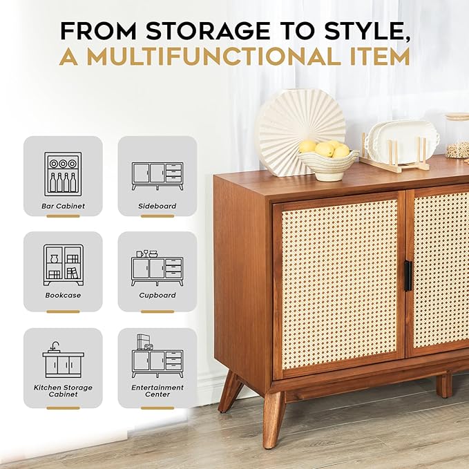 Bme Rattan Pre-Assembled Buffet Sideboard - Image 5