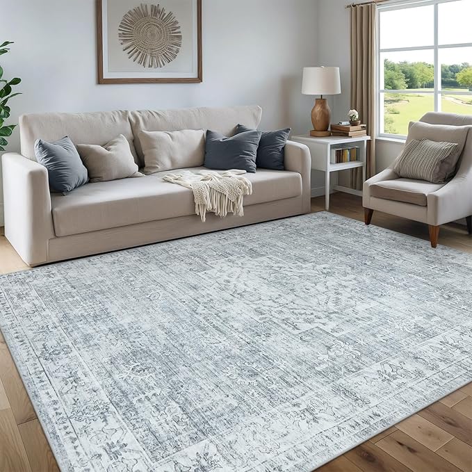 LIVEBOX Washable Area Rug 6x9 Rugs by LIVEBOX