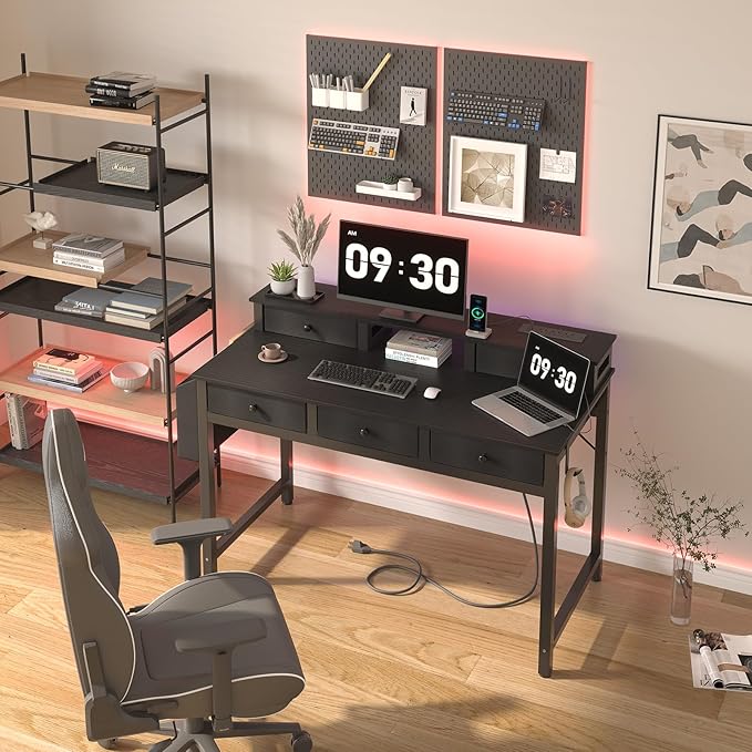 Lufeiya Computer Desk with Drawers - Image 2