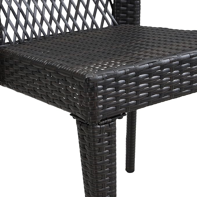 Merax Outdoor Dining Chairs Set of 2, Stackable Chairs - Image 6
