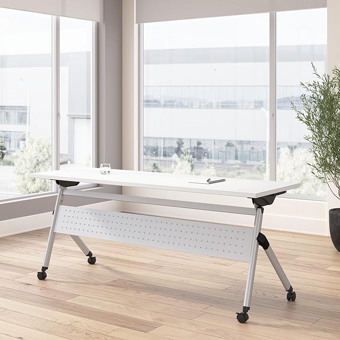Bush Business Furniture Folding Training Table, 72 inch Desk, Commercial-Grade - Image 2