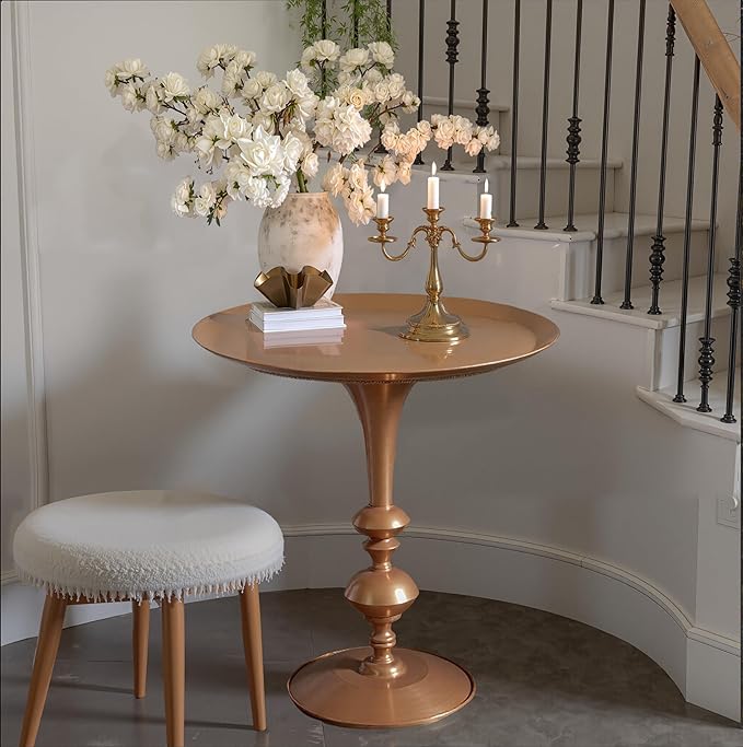 Christopher Knight Home Dolia Decorative Small End Table, Indoor Round Side - Image 5