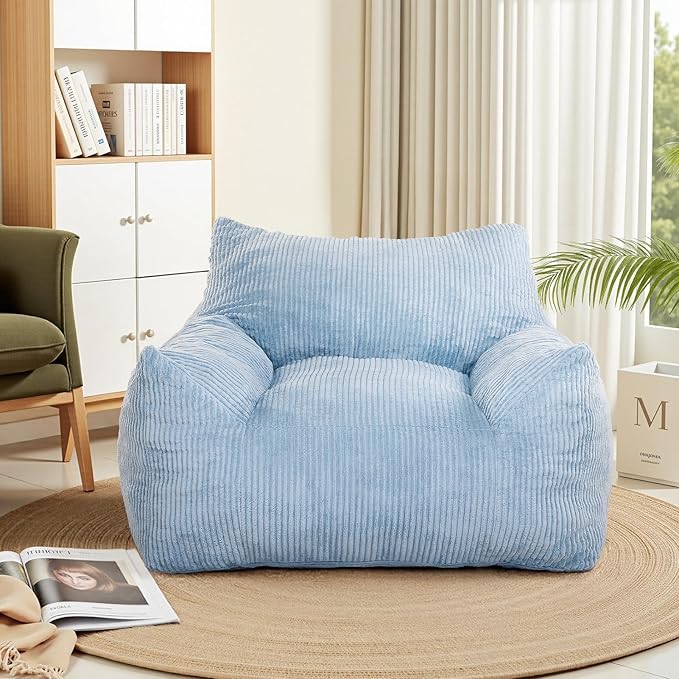 INMOZATA Bean Bag Chair for Adults, 3FT Beanbag Chairs - Image 3
