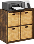 Furinno Cubicle Open Back Decorative Cube Storage Organizer, Amber Pine by Furinno-FitsYourSpaceFitsYourBudget