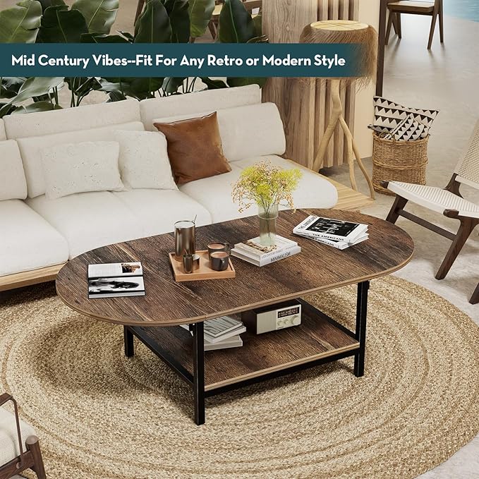 SAYGOER Folding Coffee Table for Living Room, Small Coffee Tables - Image 5