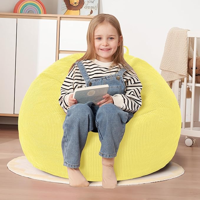 HABUTWAY 2 FT Bean Bag Chair, Giant Bean Bag Chairs, Big Bean Bags by HABUTWAYMakeYourLifeComfortable