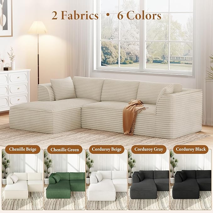 Vesgantti 106" Boneless Couch - Image 6