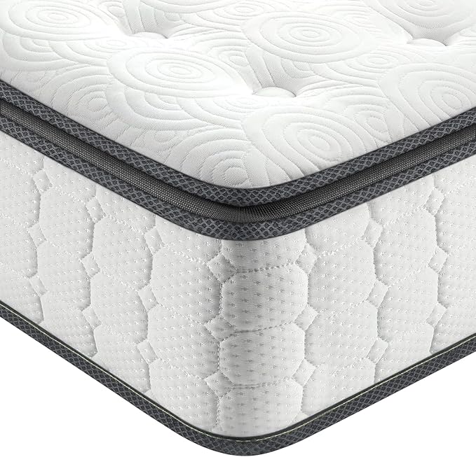 Vesgantti Queen Mattresses 12 Inch Hybrid Queen Size Mattress in a Box by Vesgantti