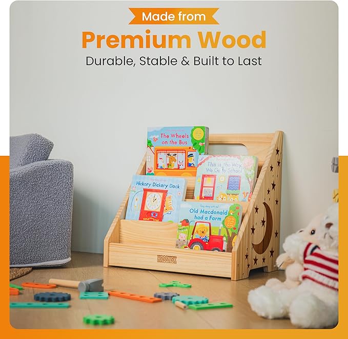 Baby Bookshelf for Toddlers Ages 1-3 - Image 6
