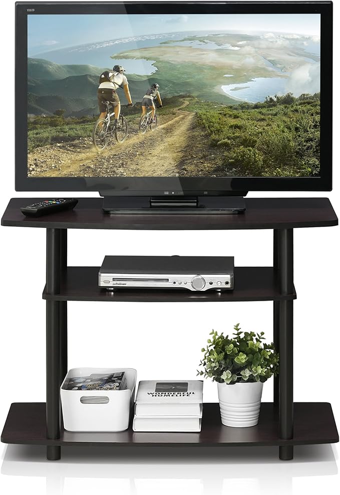 Furinno Turn-N-Tube No Tools 3-Tier Entertainment Center TV Stand - Image 4
