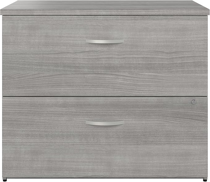 Bush Business Furniture Studio C 2 Drawer Lateral File Cabinet in Platinum Gray - Image 7