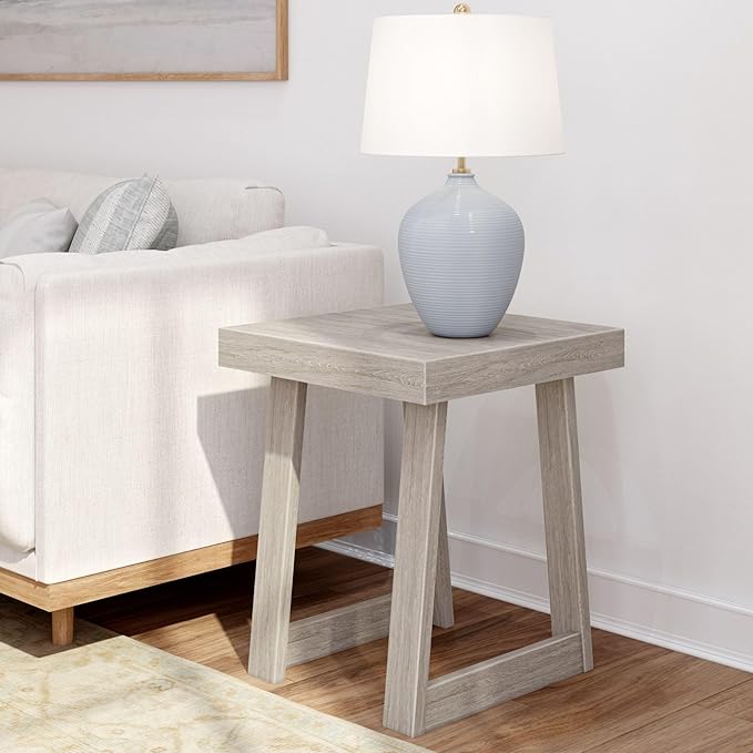 Plank+Beam Classic Square Side Table, Slim Side Table by PlankBeam