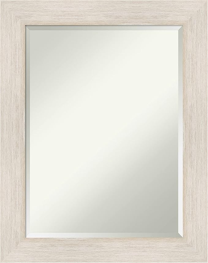 Amanti Art White Bathroom Mirror by AmantiArt