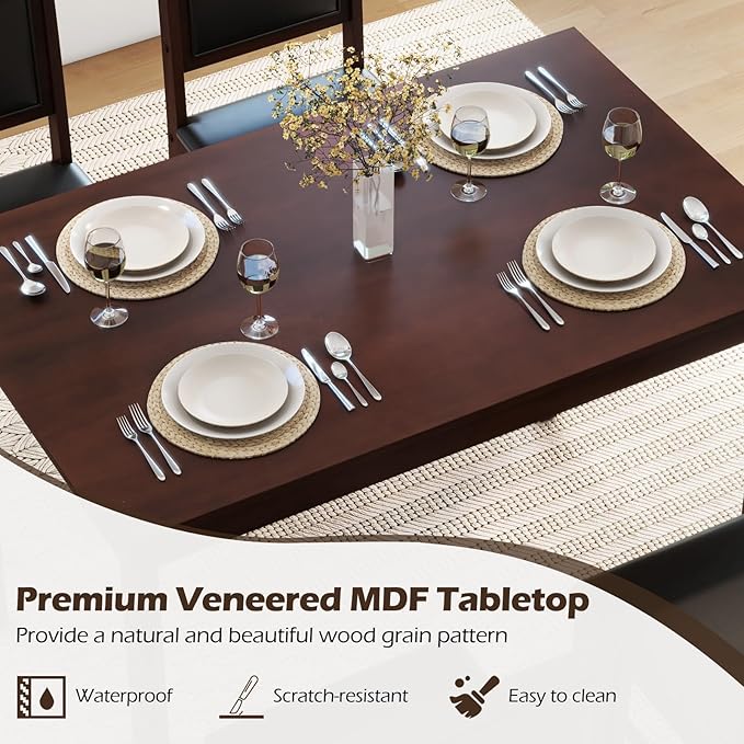Giantex 5-Piece Dining Table Set - Image 6