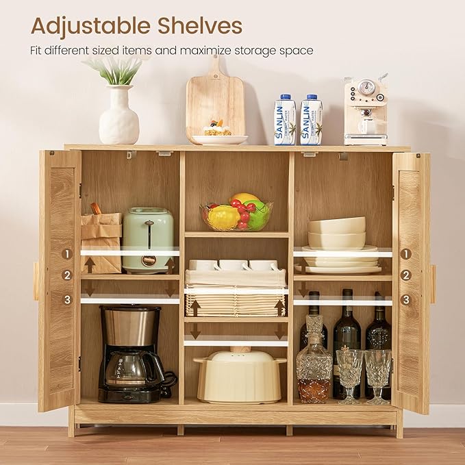 Iwell Rattan Storage Cabinet - Image 5