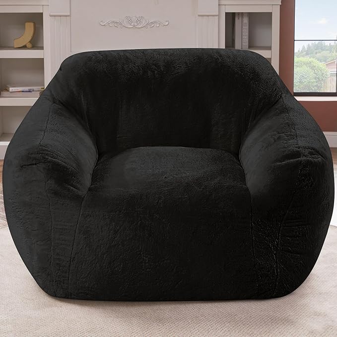 Giant Bean Bag Chair for Adults, Large Memory Foam BeanBag Chairs, Oversized by Homguava