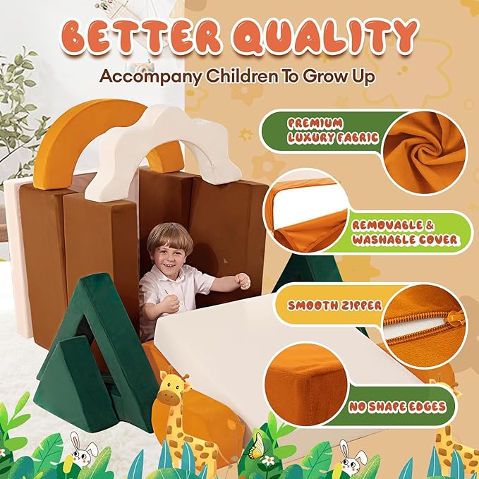18PCS Modular Kids Play Couch - Image 4
