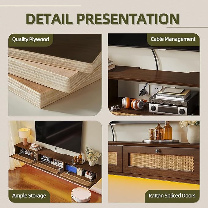 Fully-Assembled Floating TV Stand - Image 3