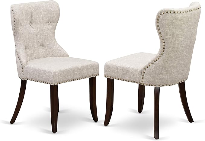 East West Furniture OXSI5-MAH-35 5 Piece Kitchen Table & Chairs Set Includes a - Image 4