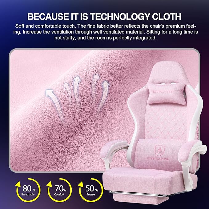 GTPLAYER Gaming Chair, Computer Office Chair - Image 5