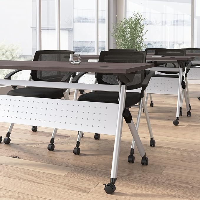 Bush Business Furniture Folding Training Table, 72 inch Desk - Image 5