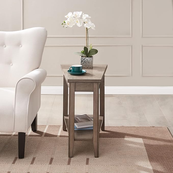 Laurent Recliner Wedge End Side Table - Image 9