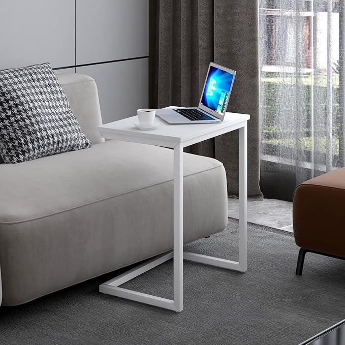 Sofa C Side End Table Wood Accent Couch Coffee Tray Snack Notebook Laptop - Image 4