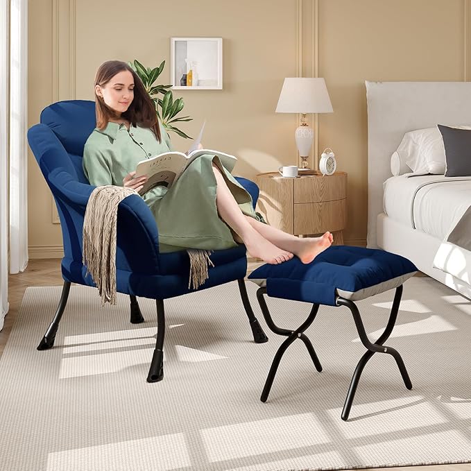 Lazy Chair with Ottoman - Image 2