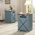 Farmhouse End Table Set of 2 by FiveWillowise
