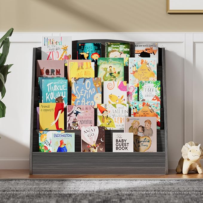TOETOL 5-Tier Kids Bookshelf by TOETOL