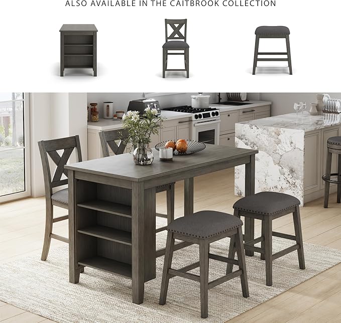Signature Design by Ashley Caitbrook Rustic Counter Height Dining Table - Image 6