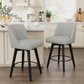 Vipbear Swivel Counter Height Bar Stools Set of 2, 26.8" H Counter Stools by VipbearLiving