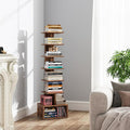 TUTOTAK Narrow Bookshelf, Vertical 8-Tier Bookcase, Spine Book Shelf by WelcometotheTUTOTAKHome