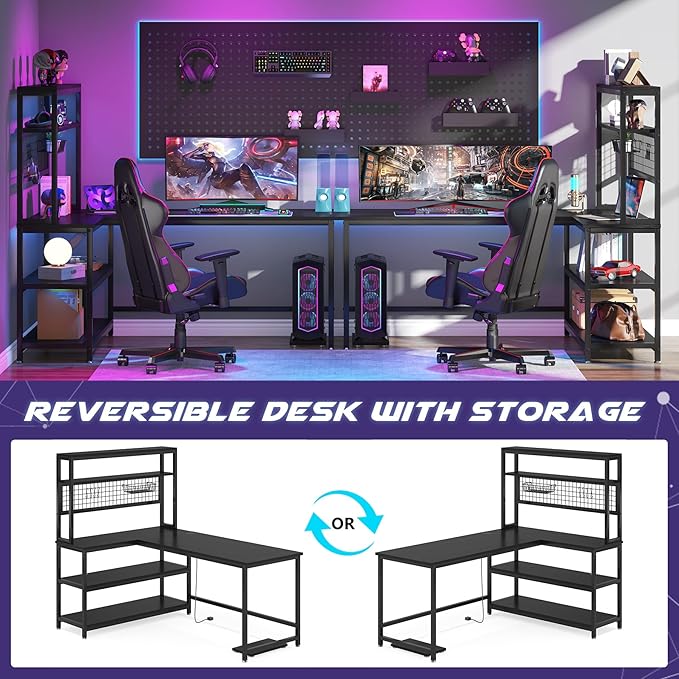 Tribesigns 55" Large Computer Desk - Image 5