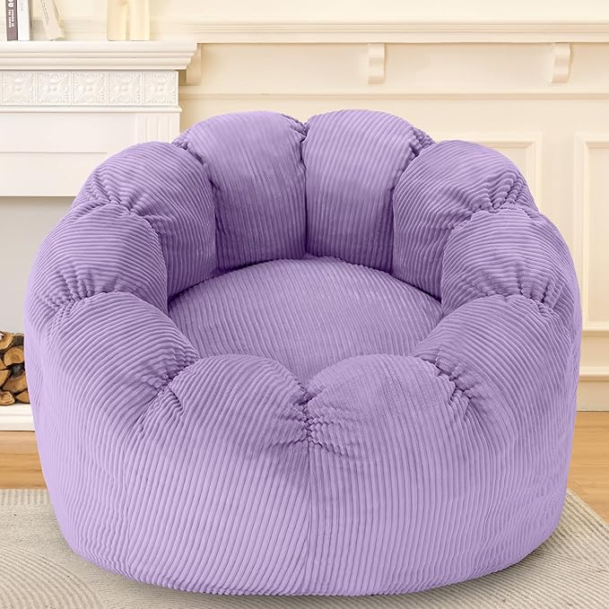 HABUTWAY Giant Bean Bag Chair for Adults/Kids/Teens, Pumpkin Bean Bag Couch by HABUTWAYMakeYourLifeComfortable