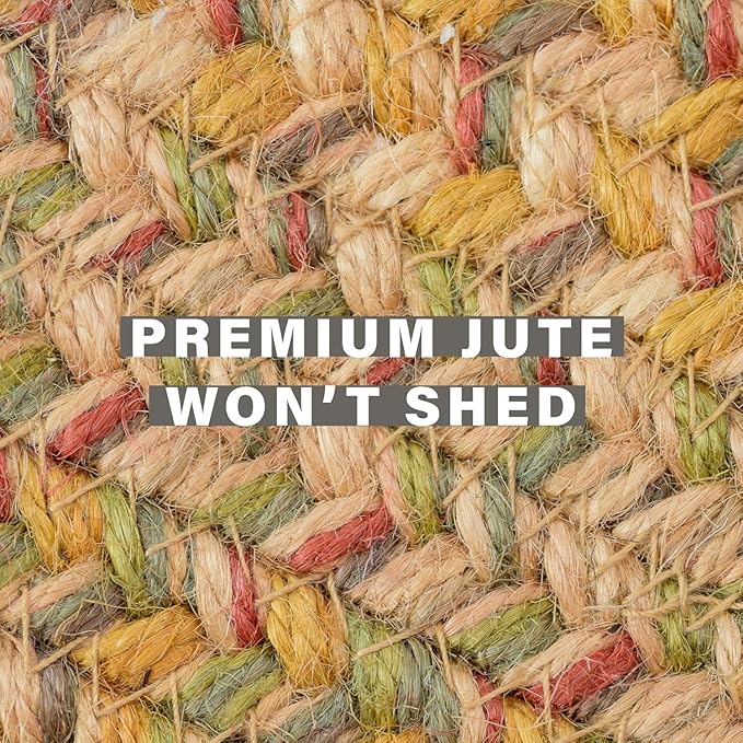 Harvest Multicolor Round Braided Rug, Dining Room, Everywhere - Image 5
