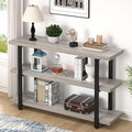 FOLUBAN Sofa Table, Wood Entryway Table by FOLUBAN