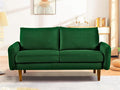 Container Furniture Direct Kent Velvet Loveseat Sofa by ContainerDirect