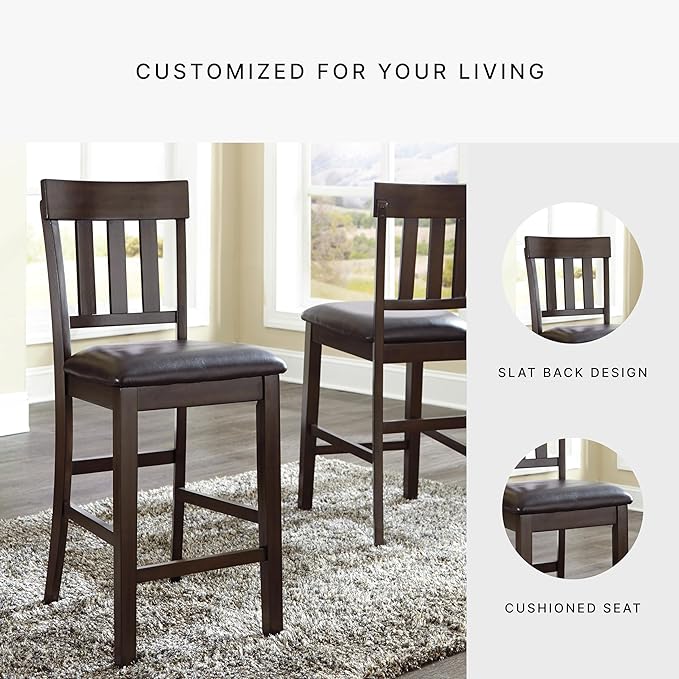 Signature Design by Ashley Haddigan 24" Counter Height Upholstered Barstool 2 - Image 6