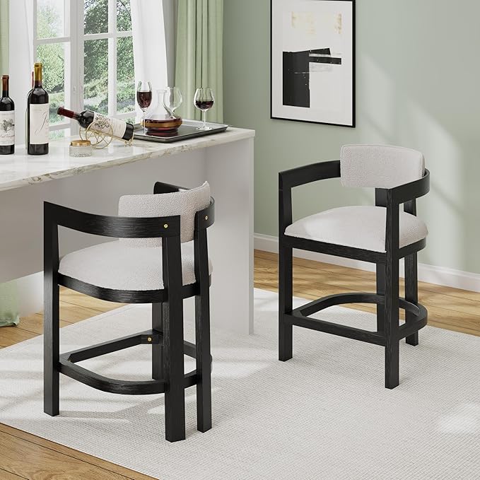 Christopher Knight Home Set of 2 Ryland Modern 26" Counter Height Bar Stools - Image 3