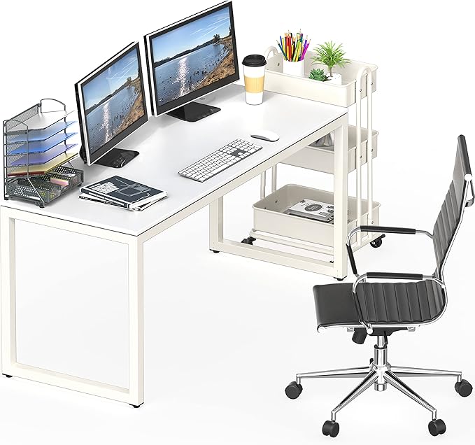 SHW 55-Inch Commercial-Grade Office Computer Desk - Image 4