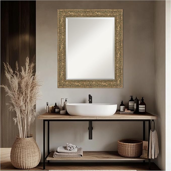 Amanti Art Bronze Bathroom Mirror - Image 4