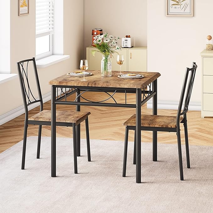 Dining Table Set for 2, Kitchen Table - Image 4