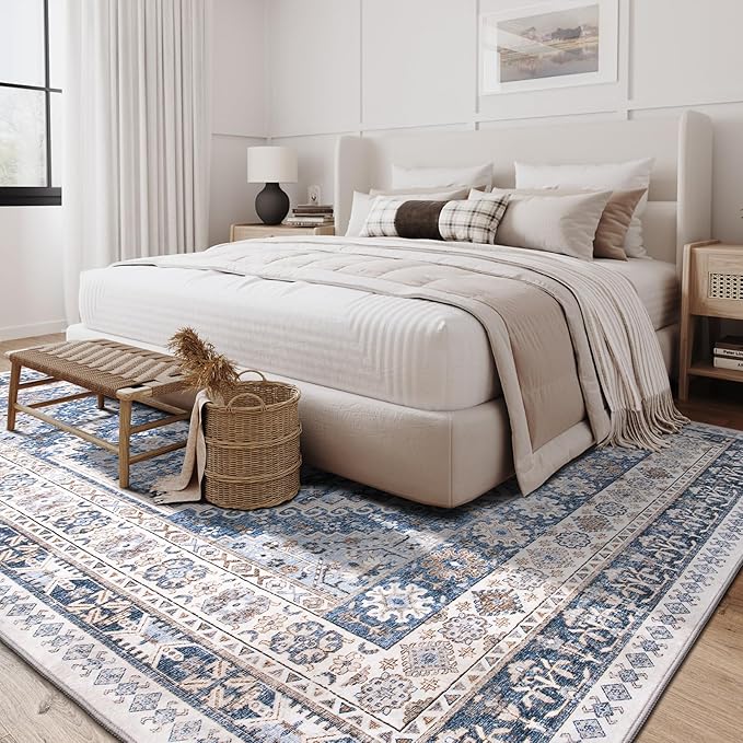 zesthome 8x10 Area Rugs for Living Room, Non-Slip Backing Washable Rugs - Image 7