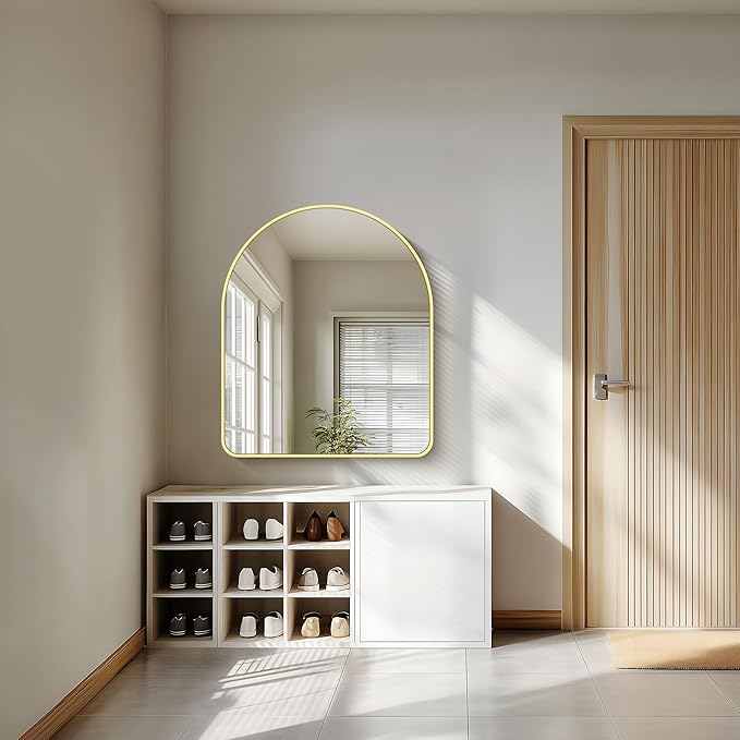 FORBATH Arched Bathroom Mirror 30x36 Inch, Arch Wall Mirror - Image 6