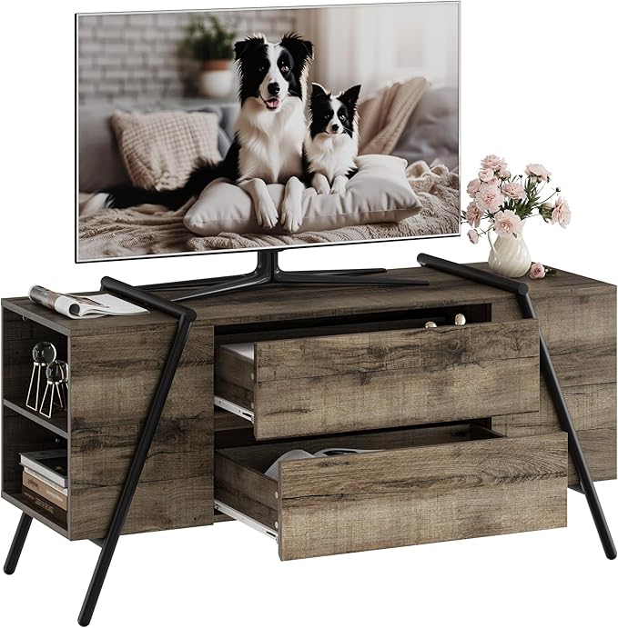GarveeHome TV Stand for 47 Inch TV, Entertainment Center - Image 9