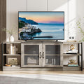 GarveeHome Farmhouse TV Stand for 75/80 Inch TVs, Entertainment Center by GarveeHome